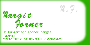 margit forner business card